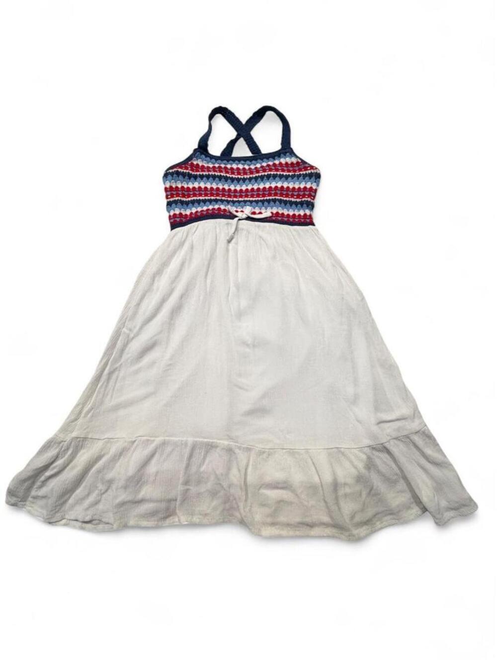 WallFlower Kid's White and Multi Casual-dress